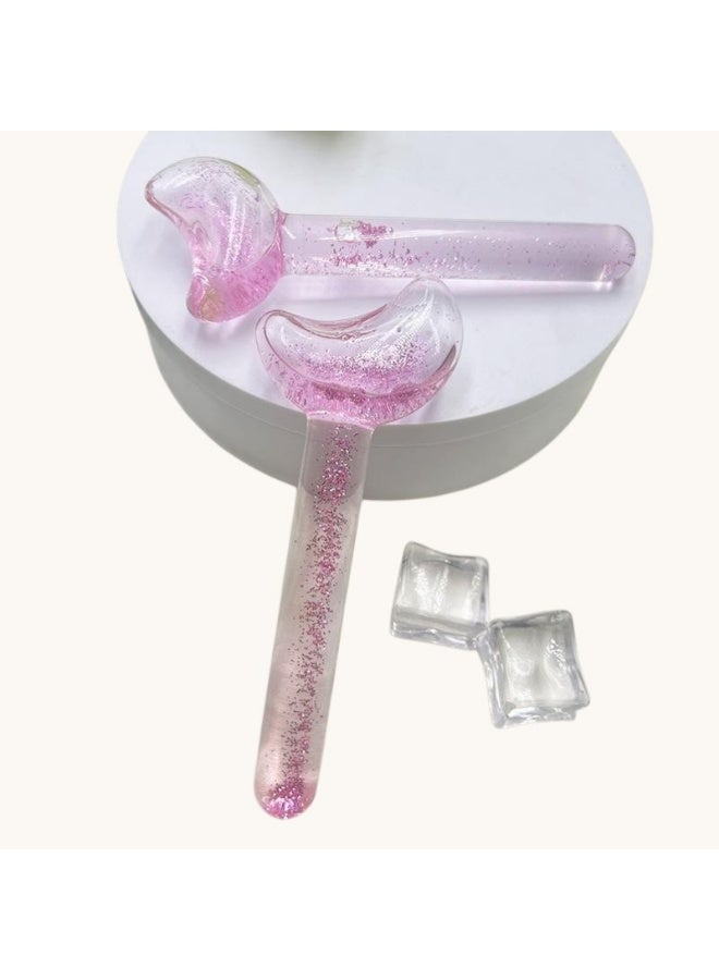 مدلك الوجه والعين الجليدي، أدوات العناية بالبشرة مع مدلك للوجه 2 في 1 وحقيبة سفر، عناية ذاتية للرجال والنساء - Image 1